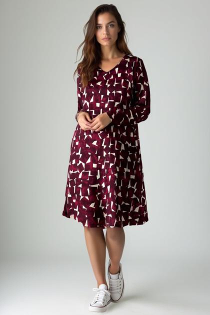 BENACO - Elegant flowing satin dress